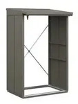 H&ouml;rmann Berry-Kaminholzregal Modern, Quarzgrau