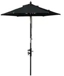 Cinas Balkonschirm, rund, ca. &Oslash;180/H200 cm, Schwarz