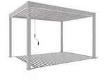 Weide Classic Pergola 3x4 Alu-Stahl, ca. B400/H255/T300 cm