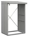 H&ouml;rmann Berry-Kaminholzregal Modern, Wei&szlig;aluminium