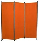 Angerer Paravent, 3-teilig, PE, ca. B165/H165 cm, Terrakotta