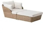 Dehner Gartenliege Tulum, 2-teilig, ca. B103/H66/T200 cm