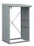 H&ouml;rmann Berry-Kaminholzregal Modern, Fenstergrau