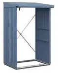 H&ouml;rmann Berry-Kaminholzregal Classic, Taubenblau