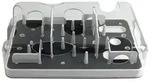 Dehner Lieblinge Katzenspielzeug Snack it, ca. B33,4/H9/T22,4 cm, Grau, Wei&szlig;