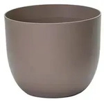 Euro3Plast Greener Kunststoff-Topf Rio, rund, Taupe
