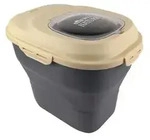 Dehner Wild Nature Futtertonne Barrel, ca. B33xH37,5/16xT45 cm, 25 l, Beige,