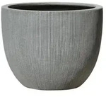 Dehner Polystone-Pflanztopf Banbury, rund, grau