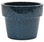 Dehner Keramik-Topf Irakolin, rund, Blau