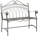 Dehner Bank Antik, 2-Sitzer, Braun