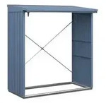H&ouml;rmann Berry-Kaminholzregal Classic, Taubenblau