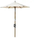 Cinas Balkonschirm, rund, ca. &Oslash;180/H200 cm, Creme