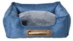 Dehner Lieblinge Kuschelbett Cyrus, rechteckig, blau