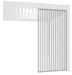 Weide Vertikales Seitenwand-Paneel, ca. B93/H236 cm