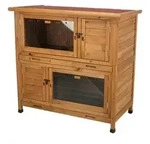 Trixie Natura Kleintierstall mit W&auml;rmed&auml;mmung, ca. B116/H113/T65 cm