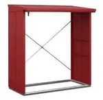 H&ouml;rmann Berry-Kaminholzregal Modern, Purpurrot