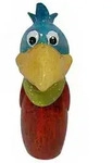 Dehner Polyresin Zaunfigur Vogel, bunt