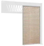 Weide Horizontales Seitenwand-Paneel, Holzoptik, ca. B113/H236 cm