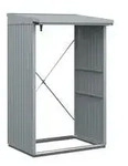 H&ouml;rmann Berry-Kaminholzregal Classic, Fenstergrau