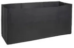 Herstera Filz-Pflanztasche, rechteckig, schwarz, ca. B80 cm