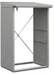 H&ouml;rmann Berry-Kaminholzregal Classic, Wei&szlig;aluminium