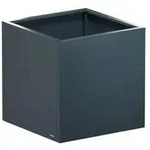 Herstera Metall-Pflanzkasten Cube LED, quadratisch, anthrazit
