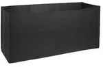Herstera Filz-Pflanztasche, rechteckig, schwarz, ca. B150 cm