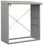 H&ouml;rmann Berry-Kaminholzregal Classic, Wei&szlig;aluminium