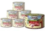 MAC's CAT Nassfutter f&uuml;r Katzen Kitten, Ente, Rind & Pute, 6 x 200 g/400 g