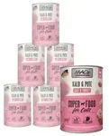 MAC's CAT Nassfutter f&uuml;r Katzen Fleischmen&uuml;, 6 x 400 g
