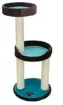 Trixie Kratzbaum Lugo, braun/t&uuml;rkis, ca. &Oslash;45/H103 cm