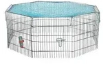Trixie Natura Freilaufgehege mit Netz, ca. B150/H57 cm