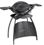 Weber Elektrogrill Q 1400 mit Stand, dark grey, Dunkelgrau Weber Elektrogrill Q 1400 mit Stand, dark grey, Dunkelgrau