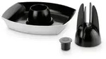 Weber Gefl&uuml;gelhalter Deluxe, Schwarz, Silber