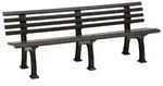 Blome Bank Juist, 4-Sitzer, Braun