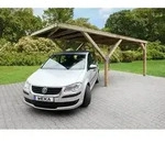 Weka Einzelcarport Stahldach, ca. B306/H250/T606 cm