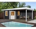 Weka Designhaus 213 B Gr.1, ca. B586/H237/T278 cm, Schwarz