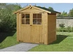 Weka Gartenhaus 316 Gr.1, ca. B240/H221/T171 cm, Braun