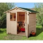Weka Gartenhaus 316 Gr. 2, ca. B240/H221/T217 cm, Natur