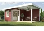 Weka Designhaus 213 B Gr.2, ca. B646/H237/T338 cm, Rot