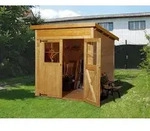 Weka Gartenhaus 325 Gr.1, ca. B200/H225/T198 cm, Braun