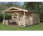 Weka Gartenhaus 135 B, Natur