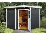 Weka Gartenhaus 229 Gr. 2, ca. B270/H217/T270 cm, Dunkelgrau
