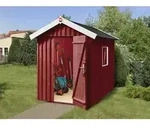 Weka Schwedenhaus Gr. 1, ca. B200/H220/T208 cm, Rot
