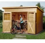 Weka Gartenhaus 325 Gr.4, ca. B301/H225/T301 cm, Braun