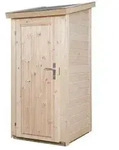 Wolff Finnhaus Premium Ger&auml;teschrank 20-A, ca. B90/H174/T103 cm, Natur