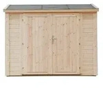 Wolff Finnhaus Premium Ger&auml;teschrank 20-D, ca. B260/H178/T122 cm, Natur
