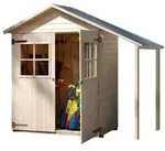 Weka Garten- und Terrassenschrank 357 A inkl. Schleppdach, ca. B270/H216/T105 cm,
