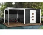 Weka Designhaus wekaLine 413 B Gr.1, ca. B560/H244/T260 cm, Dunkelgrau