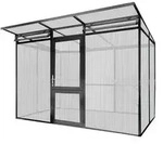 KGT Gew&auml;chshaus Linea II, ca. B297/H215/T254 cm, Dunkelgrau